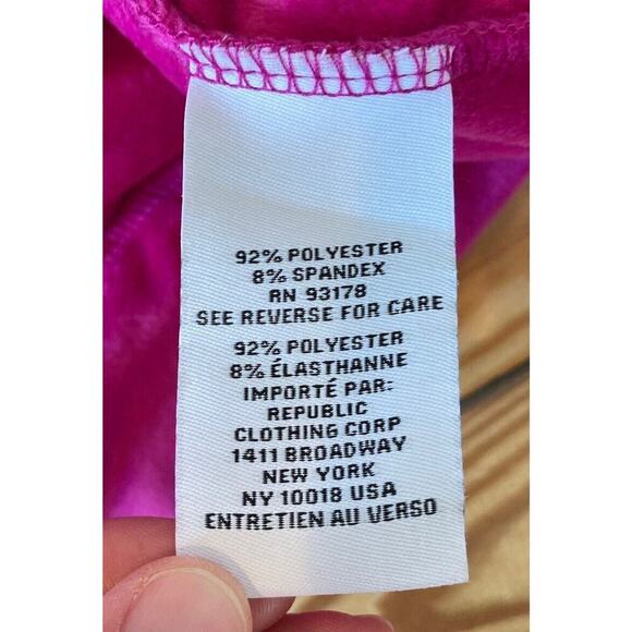 NWT $88 Magaschoni Velvet Sweat Suit Size Medium Women’s Fuchsia - Picture 6 of 16